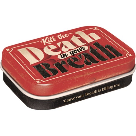 Cutie metalica de buzunar Death in your Breath Cutie metalica de buzunar Death in your Breath