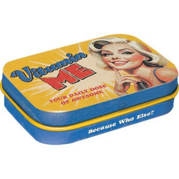 Cutie metalica de buzunar Vitamin Me
