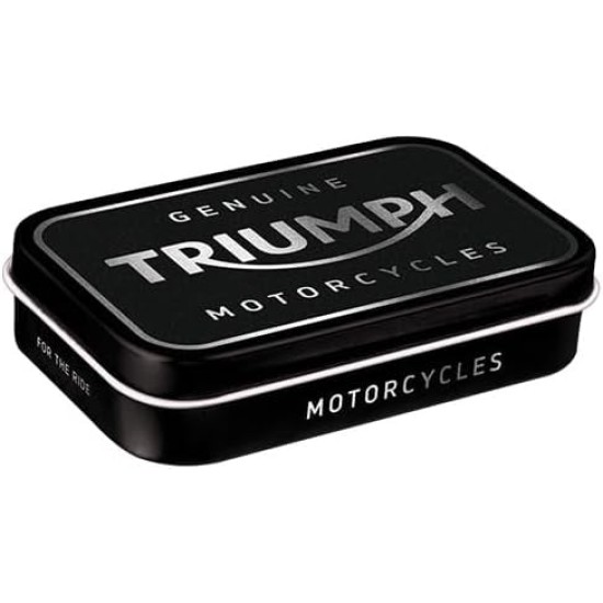 Cutie metalica de buzunar XL Triumph Logo Silver
