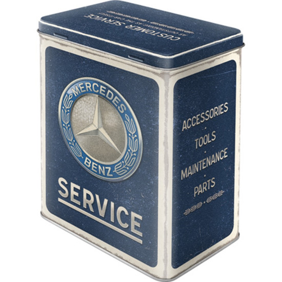 Cutie metalica L Mercedes-Benz Service Emblem Blue Cutie metalica L Mercedes-Benz Service Emblem Blue