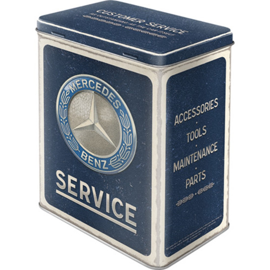 Cutie metalica L Mercedes-Benz Service Emblem Blue Cutie metalica L Mercedes-Benz Service Emblem Blue