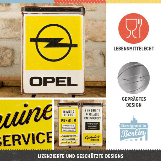 Cutie metalica L Opel Service