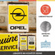 Cutie metalica L Opel Service