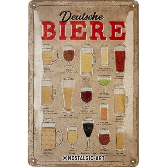 Placa 20x30 Deutsche Biere - Special Edition Placa 20x30 Deutsche Biere - Special Edition