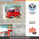 Placa decor 30x40 Citroen Type H Let s go travel