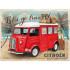 Placa decor 30x40 Citroen Type H Let s go travel