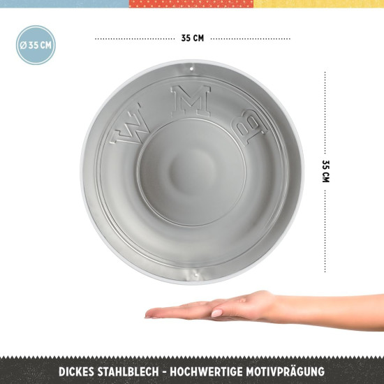 Placa decor 35cm BMW Logo