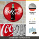 Placa decor 35cm Coca Cola
