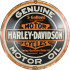 Placa decor 35cm Harley Davidson Genuine Motor Oil