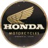 Placa decor 35cm Honda MC Motociclete - Sigla Aurie