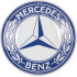 Placa decor 35cm Mercedes Benz Logo