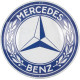 Placa decor 35cm Mercedes Benz Logo