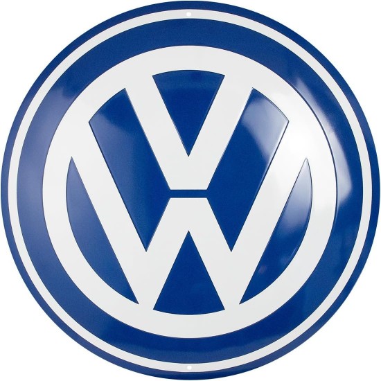 Placa decor 35cm VW - Logo