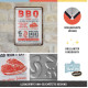 Placa decor metalica 15x20 BBQ Rules