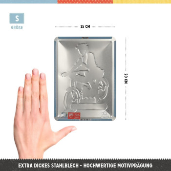 Placa decor metalica 15x20 Ducati Cilindrata 60 Pin Up