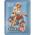 Placa decor metalica 15x20 Ducati Cilindrata 60 Pin Up