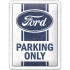 Placa decor metalica 15x20 Ford - Parking Only