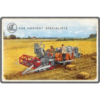 Placa metalica 20x30 Claas The Harvest Specialists