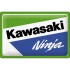 Placa metalica 20x30 Kawasaki - Ninja