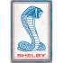 Placa metalica 20x30 Shelby - Cobra Snake