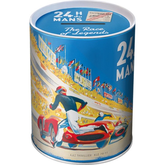 Pusculita 24h Le Mans Racing Poster Blu Pusculita 24h Le Mans Racing Poster Blu