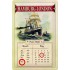 Calendar metalic Hamburg London 20x30cm