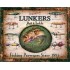 Placa metalica - Lunkers - Pescari 30x40 cm