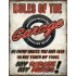 Placa metalica - Rules of the Garage 30x40 cm