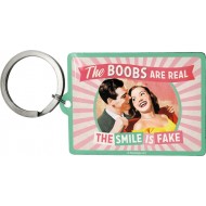 Breloc metalic - The boobs are real Breloc metalic - The boobs are real