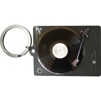 Breloc metalic - Retro Vinyl Player