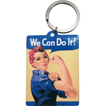 Breloc metalic - We can do it! Breloc metalic - We can do it!
