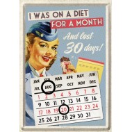 Calendar birou - Diet for a Month 10x14 cm