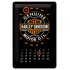 Calendar metalic - Harley Davidson Motor Oil 20x30 cm