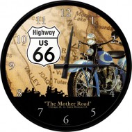 Ceas de perete - Route 66 US Highway - Ø31 cm Ceas de perete - Route 66 US Highway - Ø31 cm