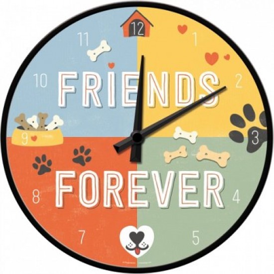 Ceas de perete - Friends Forever - Ø31 cm