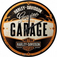 Ceas de perete - Harley Davidson Garage - Ø31 cm Ceas de perete - Harley Davidson Garage - Ø31 cm