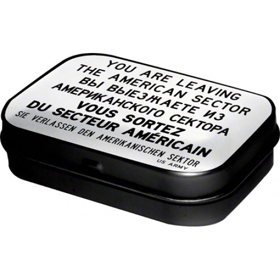 Cutie metalica cu bomboane - The American Sector Cutie metalica cu bomboane - The American Sector