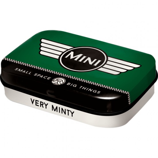 Cutie metalica cu bomboane - Mini - Logo Green
