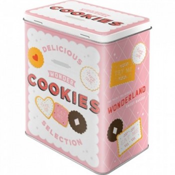 Cutie de depozitare metalica - Cookies Cutie de depozitare metalica - Cookies