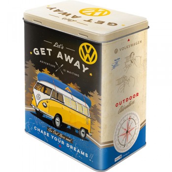 Cutie de depozitare metalica - Volkswagen Bulli - Get Away Cutie de depozitare metalica - Volkswagen Bulli - Get Away