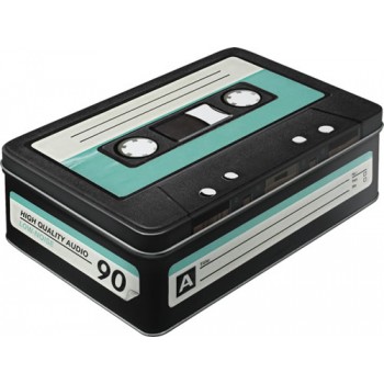 Cutie de depozitare metalica - Retro Cassette Cutie de depozitare metalica - Retro Cassette