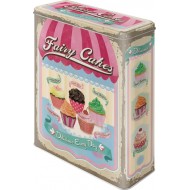 Cutie de depozitare metalica - Fairy Cakes Cutie de depozitare metalica - Fairy Cakes