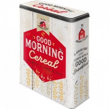 Cutie de depozitare metalica - Good Morning Cutie de depozitare metalica - Good Morning