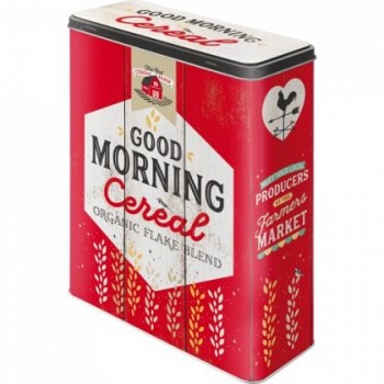 Cutie de depozitare metalica - Good Morning Cutie de depozitare metalica - Good Morning