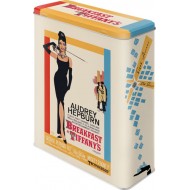 Cutie de depozitare metalica - Audrey Hepburn - Tiffany's