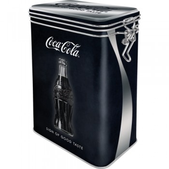 Cutie metalica cu capac etans - Coca Cola Black Cutie metalica cu capac etans - Coca Cola Black