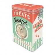 Cutie metalica cu capac etans - Treats Good Cat Cutie metalica cu capac etans - Treats Good Cat
