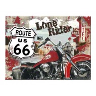 Magnet - Route 66 Lone Rider Magnet - Route 66 Lone Rider