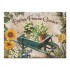 Magnet - Flower Garden Blue Barrow