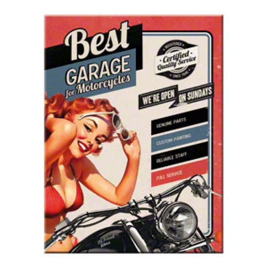 Magnet - Best Garage Red